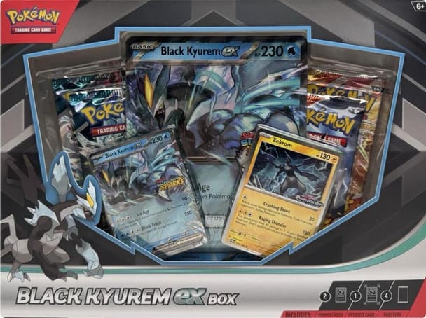 pokemon cards black kyurem Card Japanese ex 001/064 sv7a Holo TCG Evolves from null Type Pokemon Trading Card Game: Black