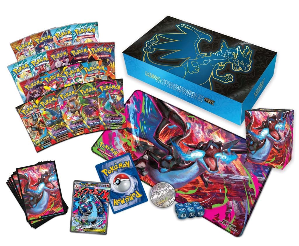 pokemon trading card game mega charizard x Ultra Pro Playmat and Y : Toys & Games free polypropylene material. The Pokemon Company International Pokemon